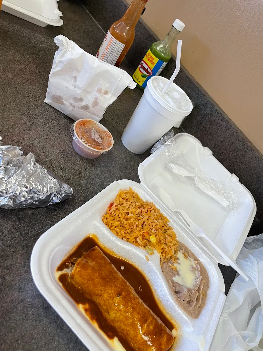 One Enchilada Rice and Beans