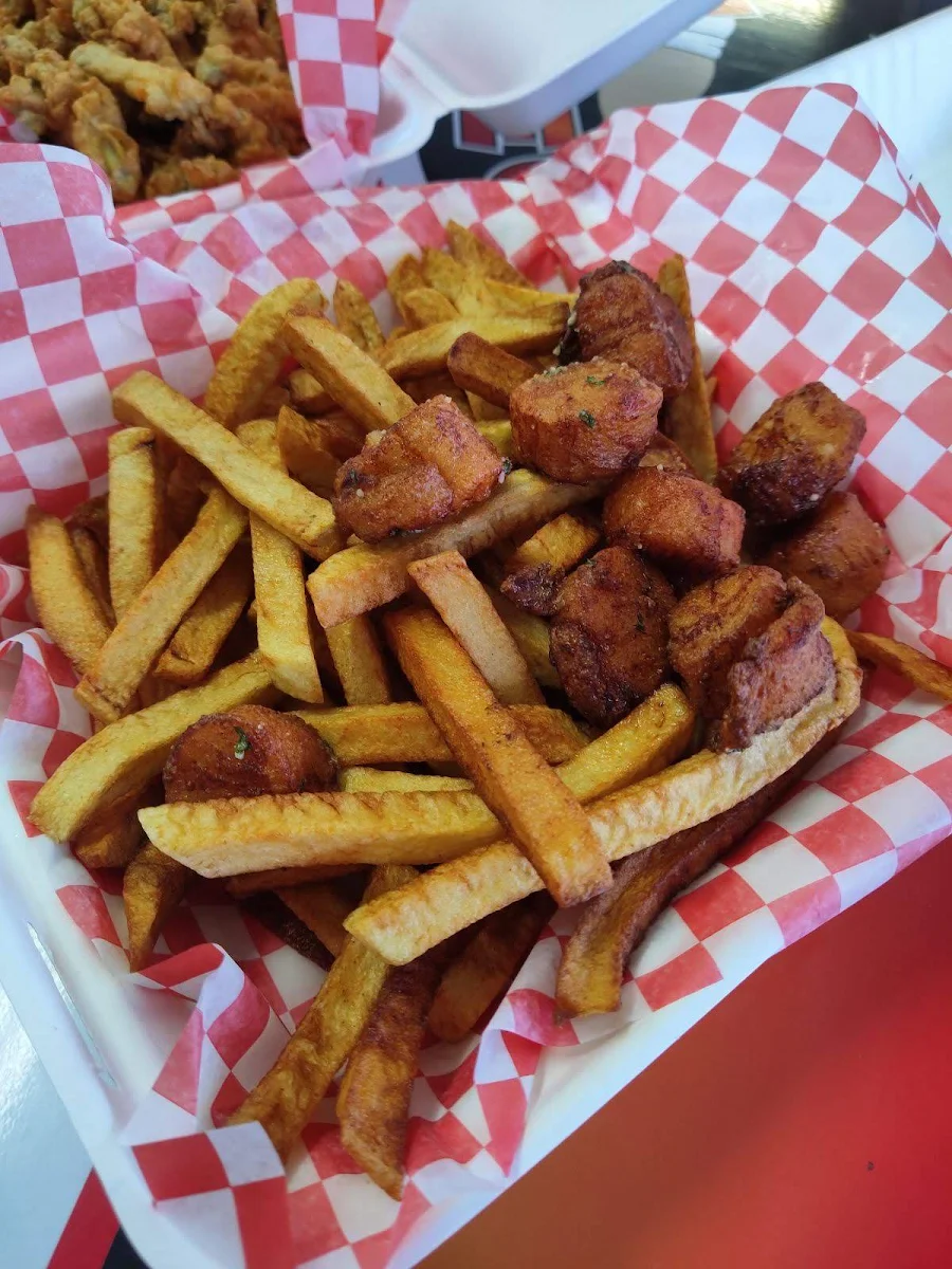 Scallops and Chips