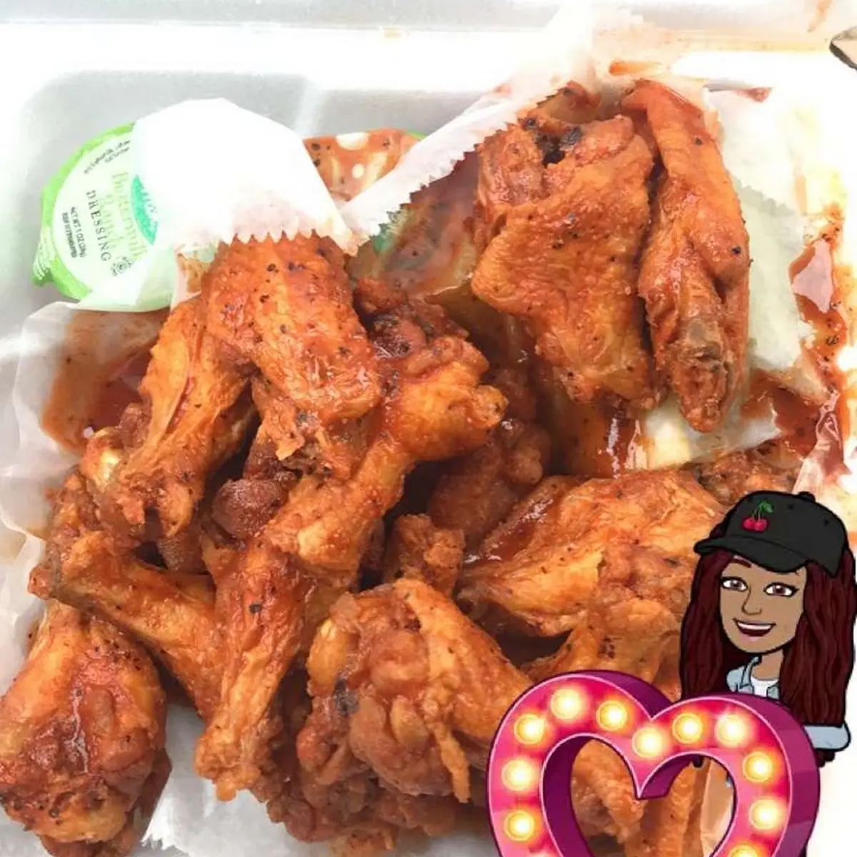 Salad & 10pc Wings