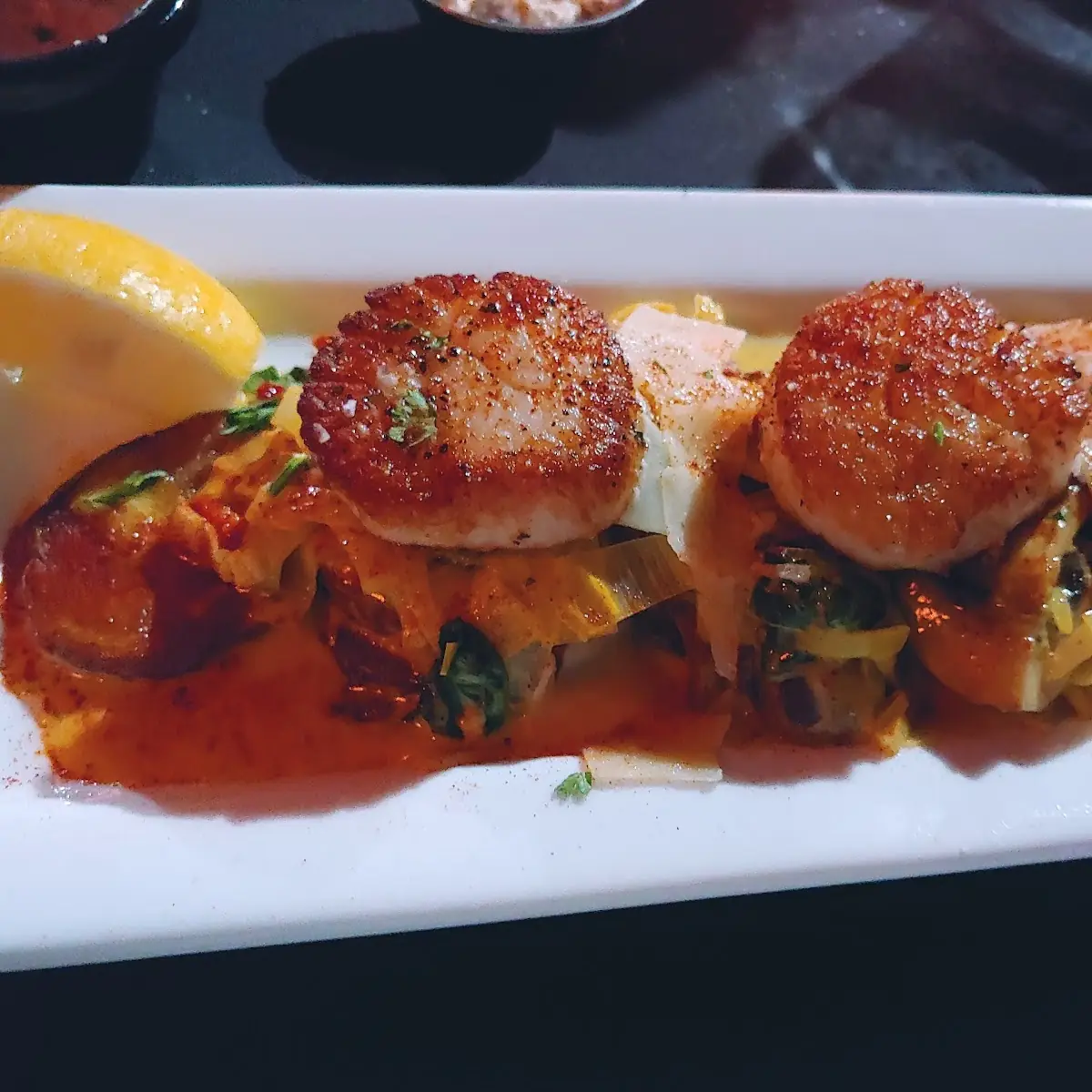 Pan Seared Fresh Scallops