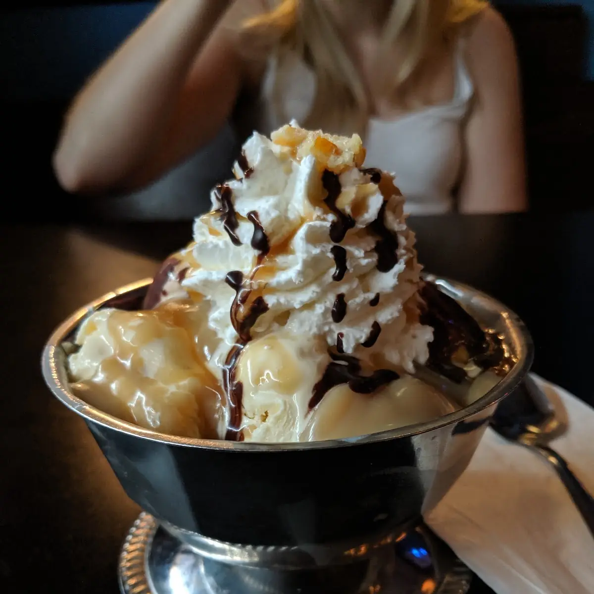World’S Smallest Hot Fudge Sundae