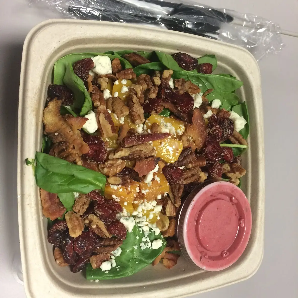 Loaded Spinach Salad