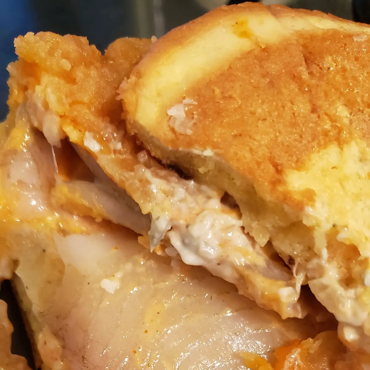 Fried Fish Sandwich That Was Raw