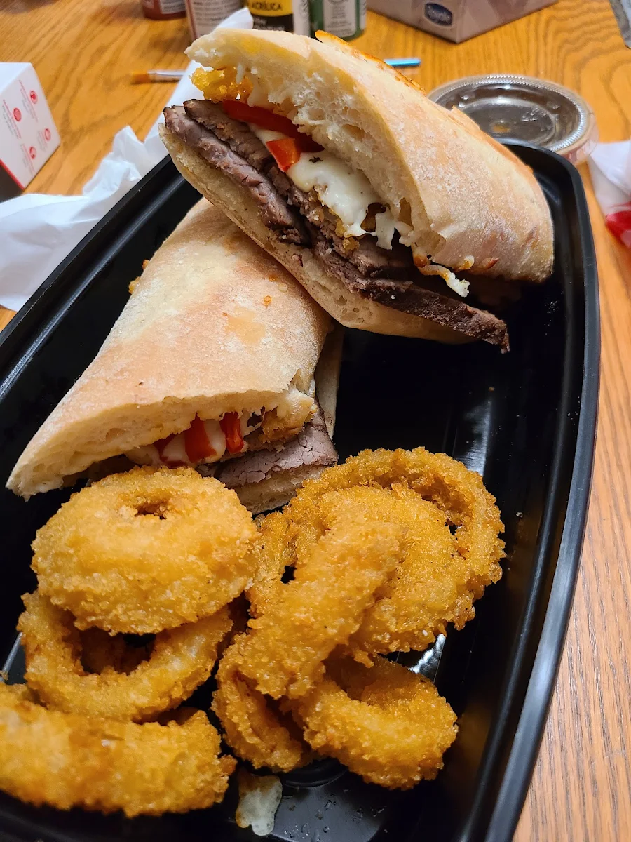 Big Dipper with Onion Rings, Boston Pizza