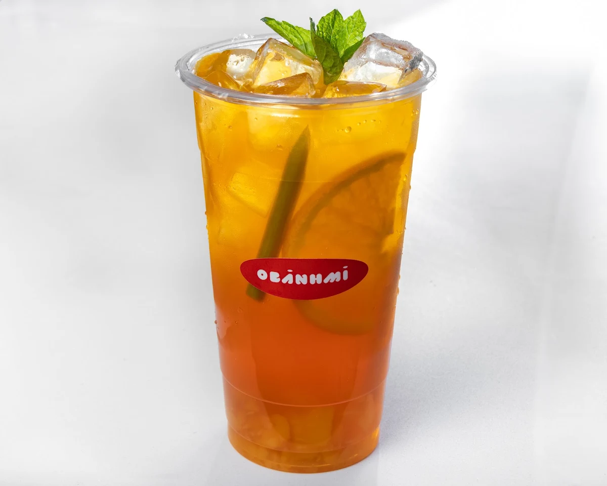 Peach Iced Tea Tra Dao Cam SA, Obanhmi Coquitlam