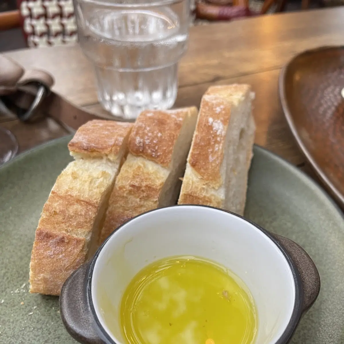 Olive Bread with Olive Oil