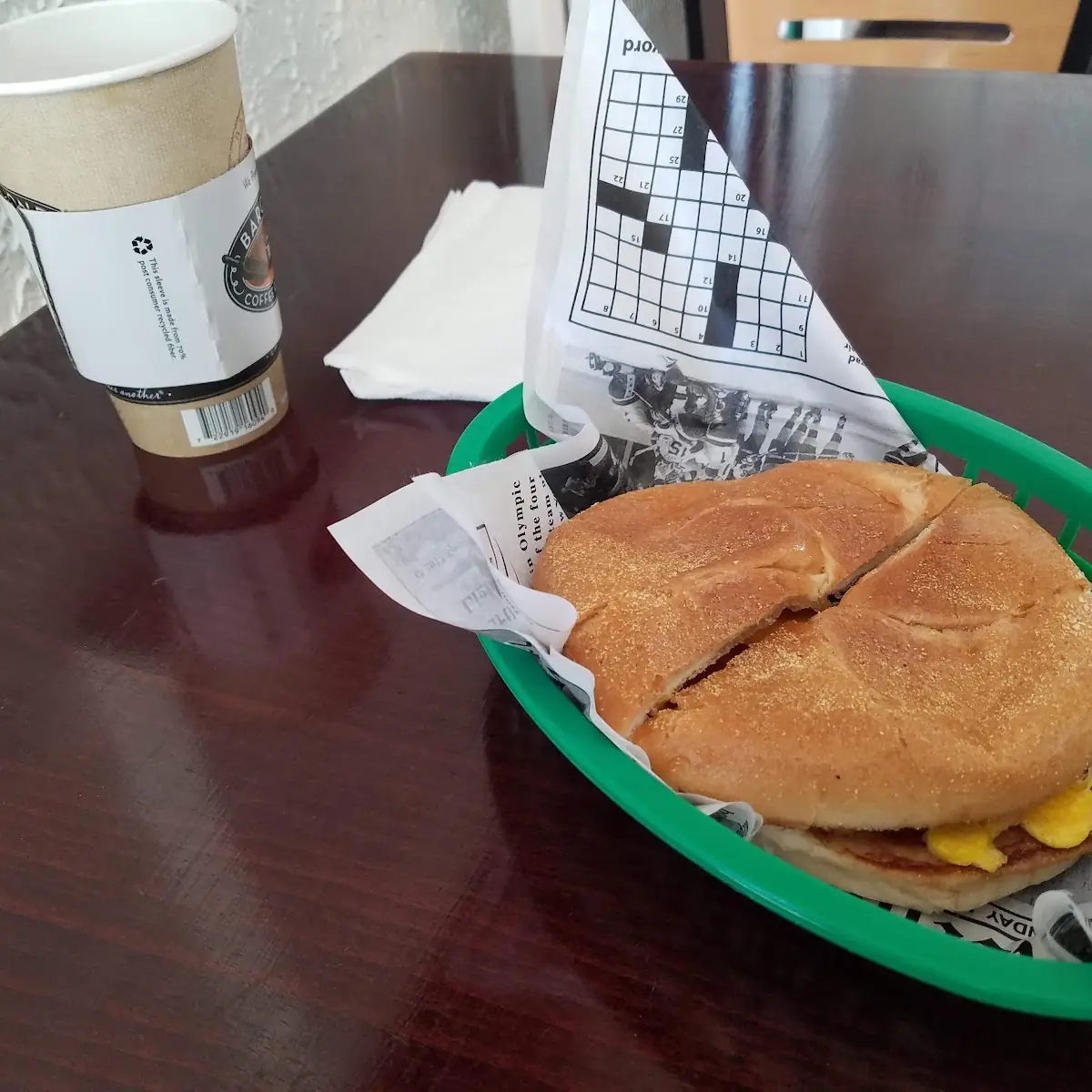 Bacon Egg and Cheese Breakfast Sandwich