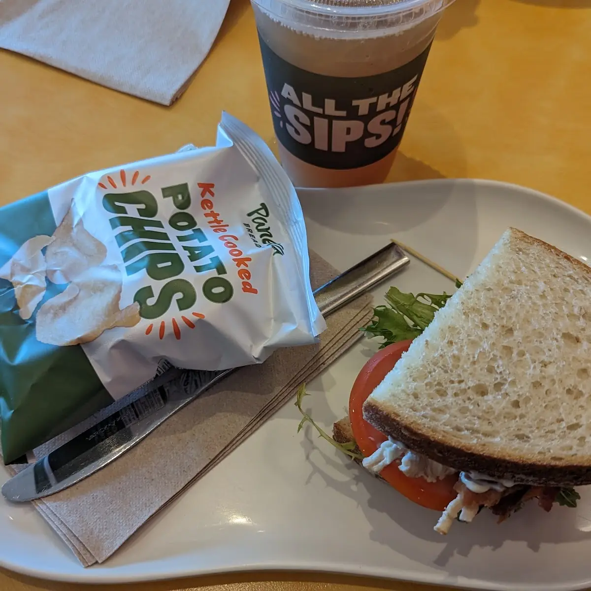 Smoked Turkey Avocado Bacon Sandwich