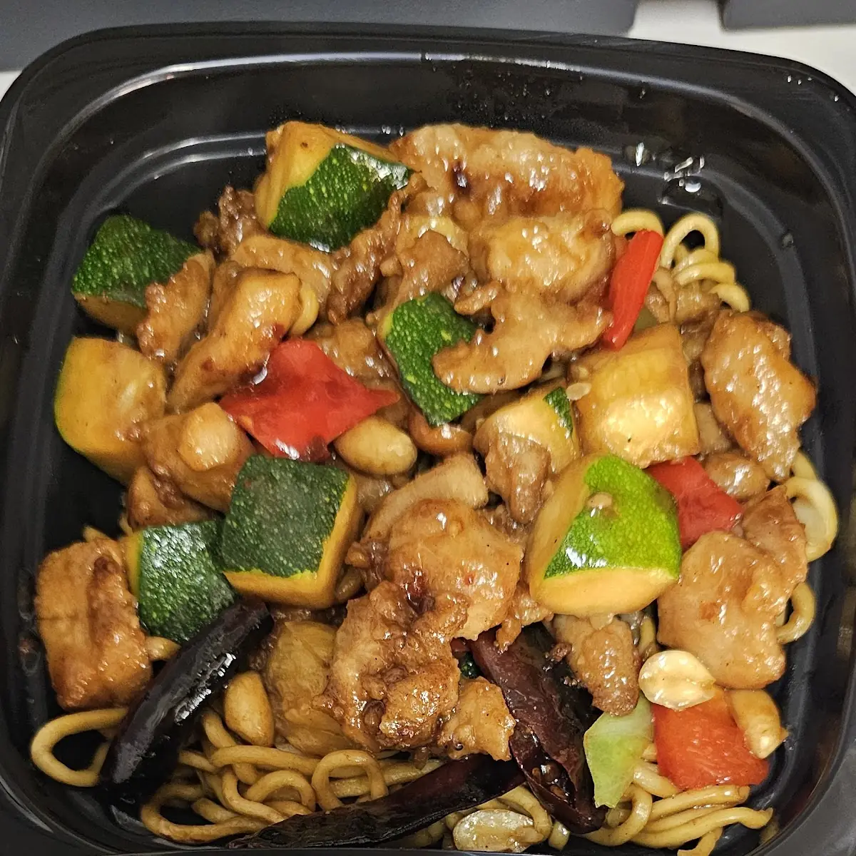 Kung Pau Chicken and Broccoli Beef