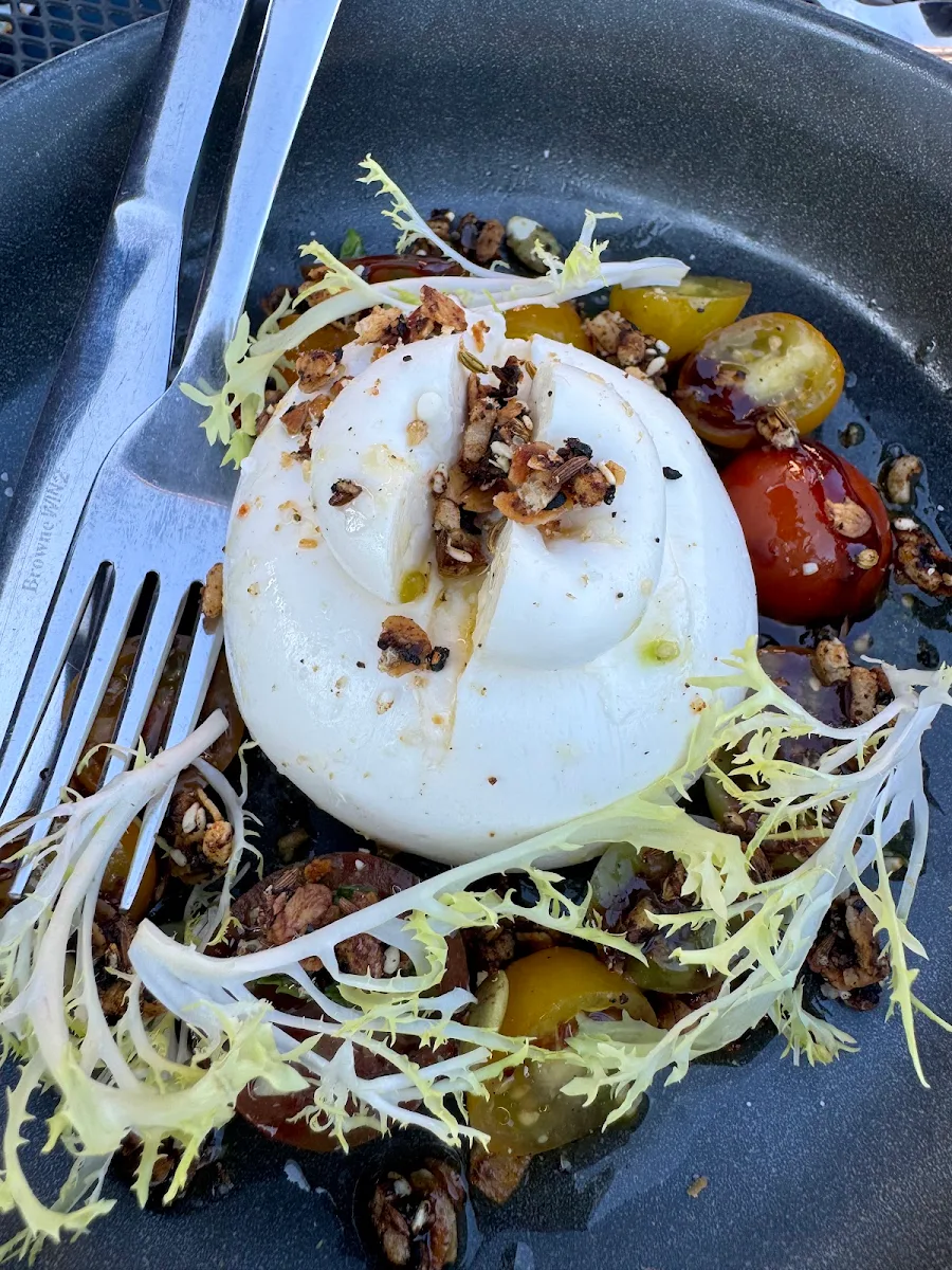 Burrata, The Pink House Bistro