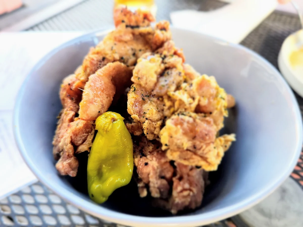 Crispy Zaatar Chicken, The Pink House Bistro