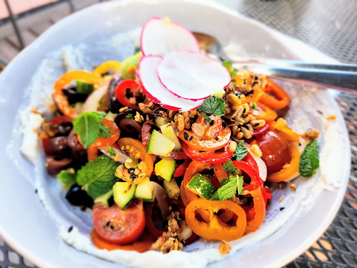 Israeli Salad, The Pink House Bistro