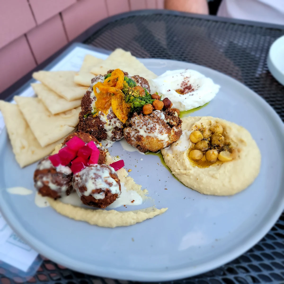 Mezze Platter, The Pink House Bistro