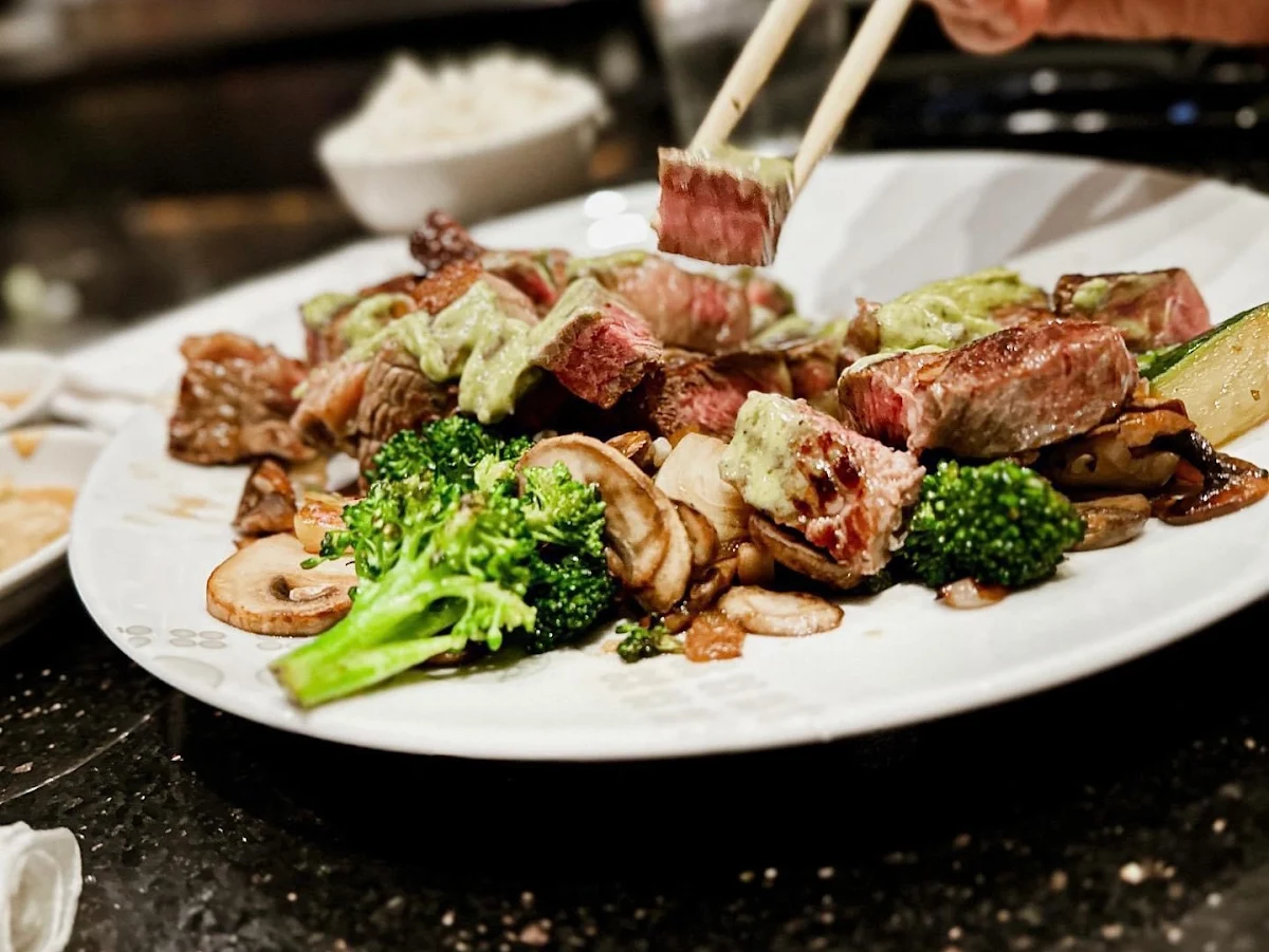 Filet Mignon and Shrimp, Japanese Village