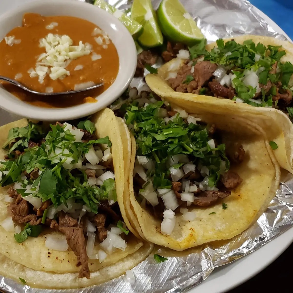 3 Tacos Carne Azada