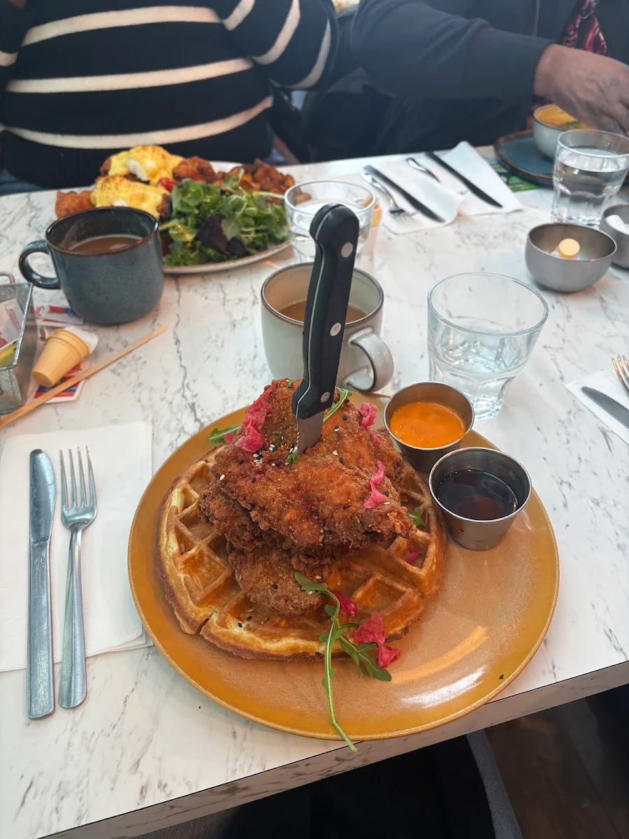 Crispy Chicken Waffle