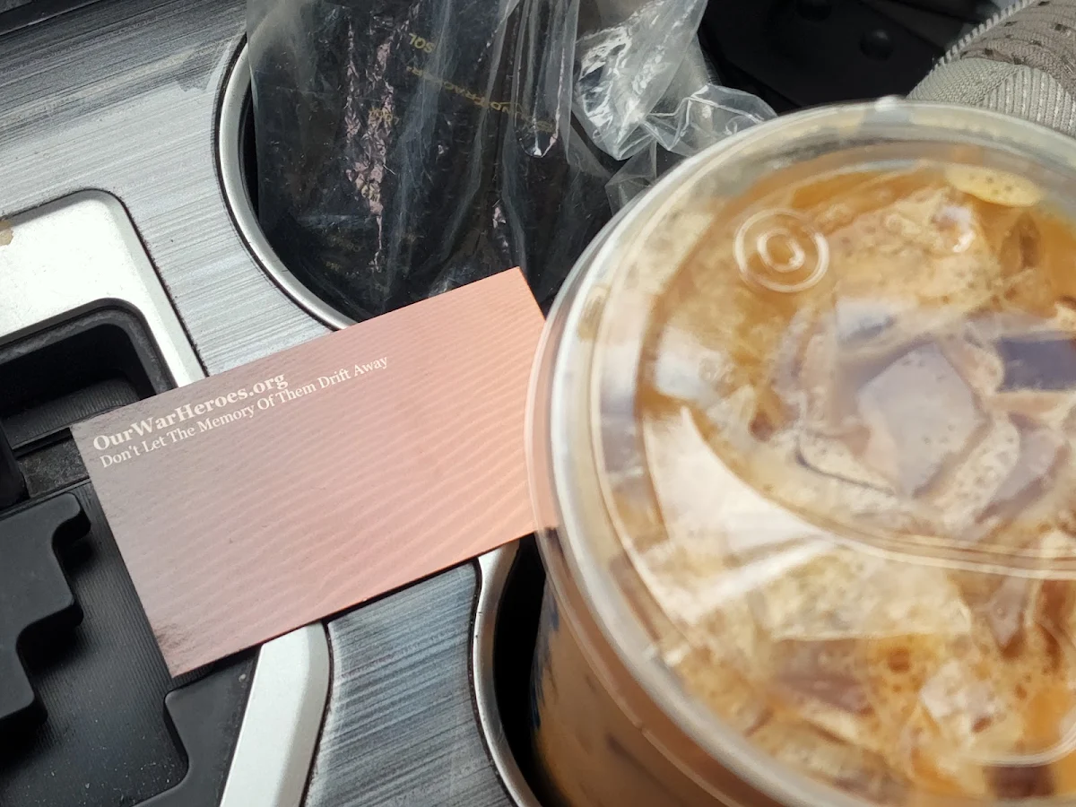 Iced Americano with Creme