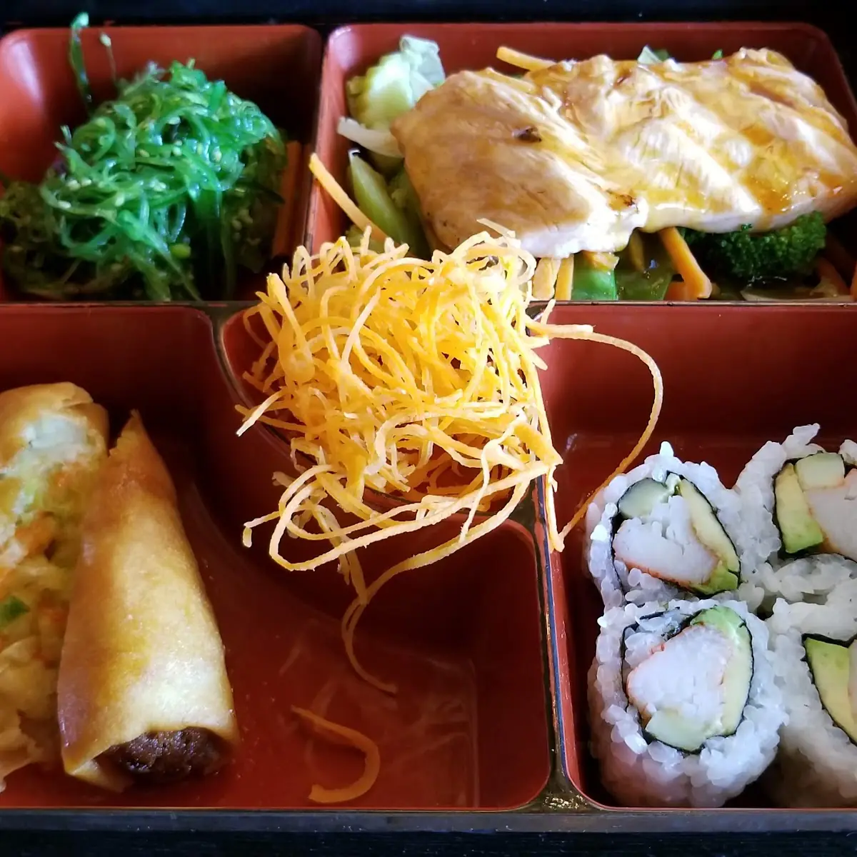Salmon Teriyaki Bento Box