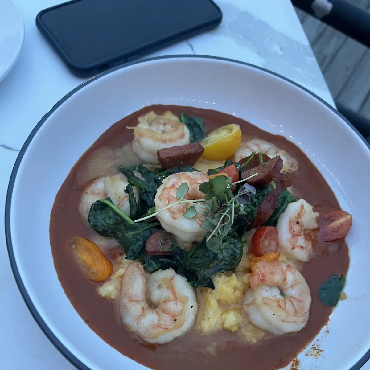 George's Shrimp & Grits GF