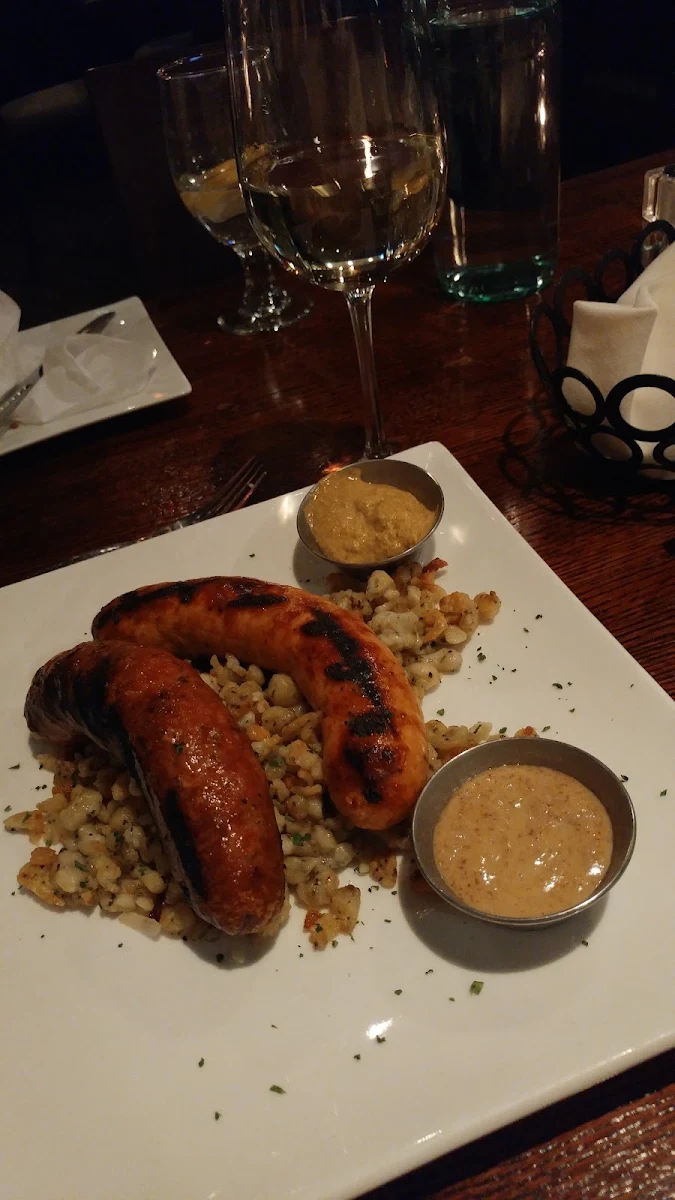 Wurst O a Roll Draft Beer & Bulleit
