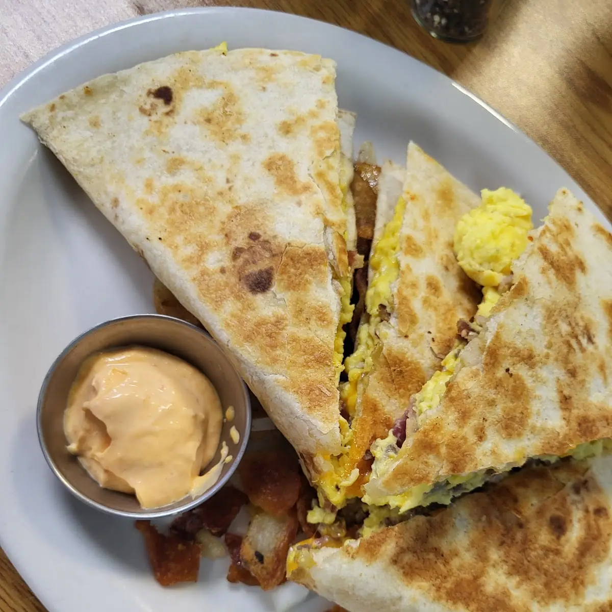 Custom Breakfast Quesadilla