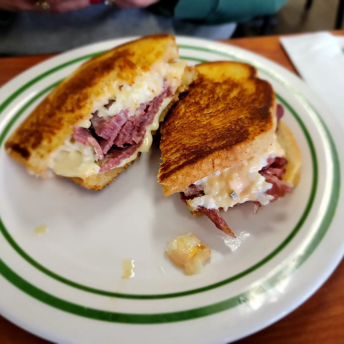 Grilled Corned Beef on Rye