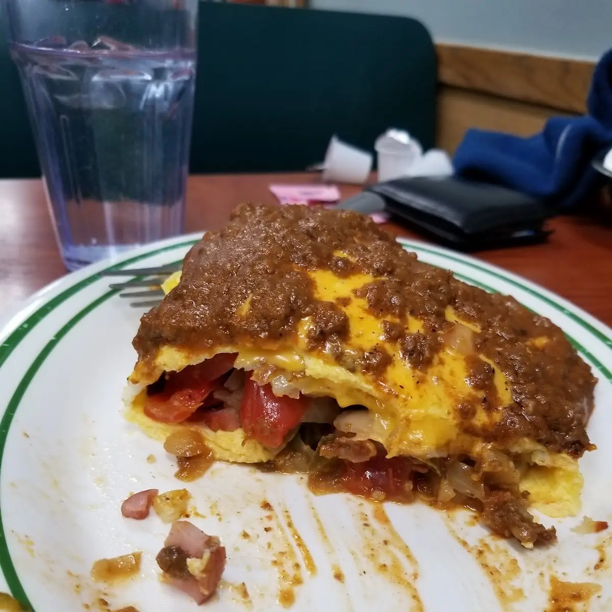 Veggie Omelette with Chili