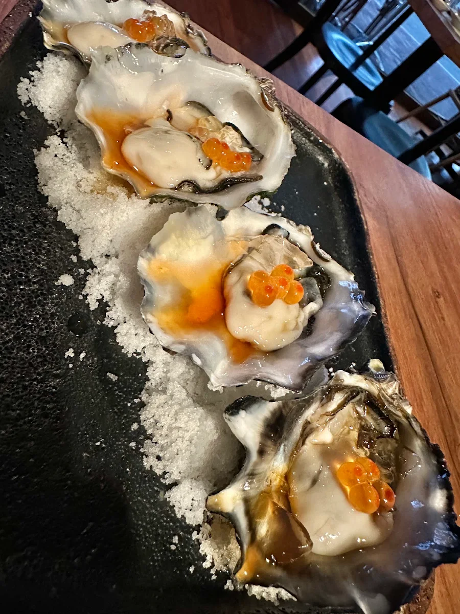 Oyster with Salmon