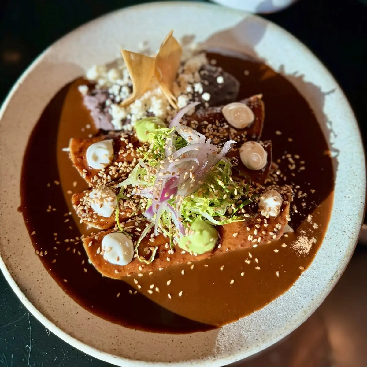 Mole Enchiladas