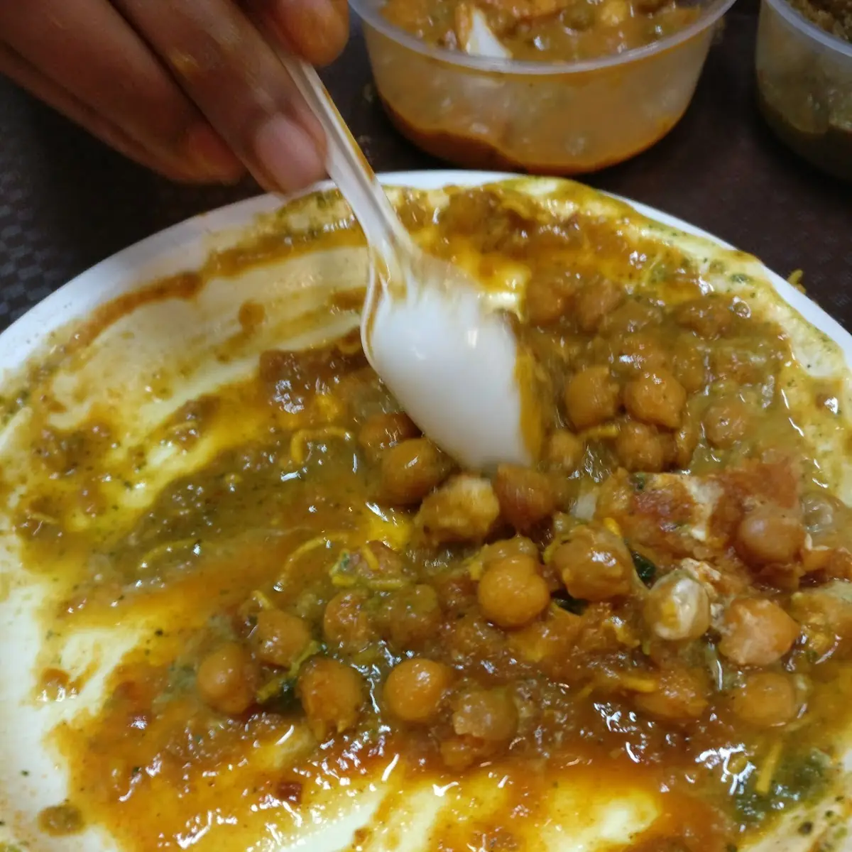 Aloo Tikki Chaat