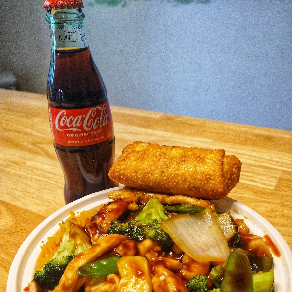 Garlic Chicken Chinese Vegetables Egg Roll