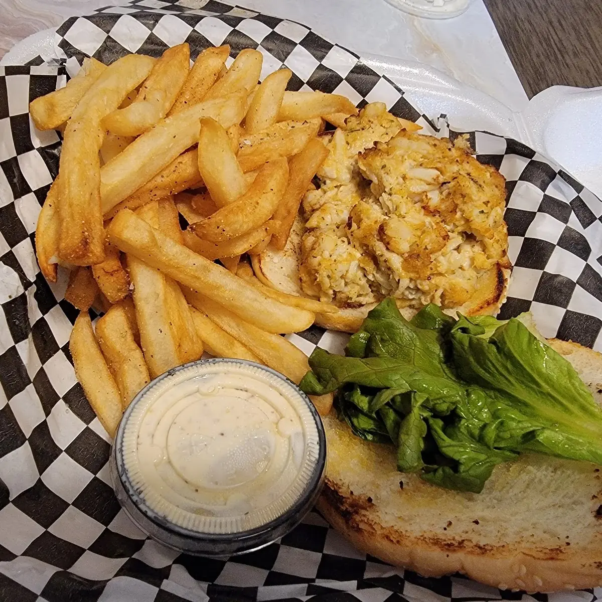 Crab Cake Sandwich