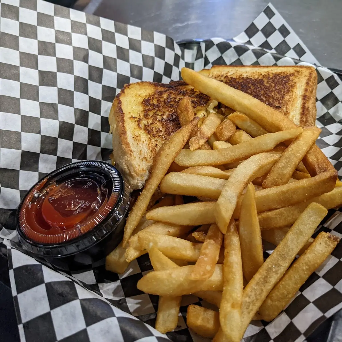 Pulled Pork Grilled Cheese Sandwich