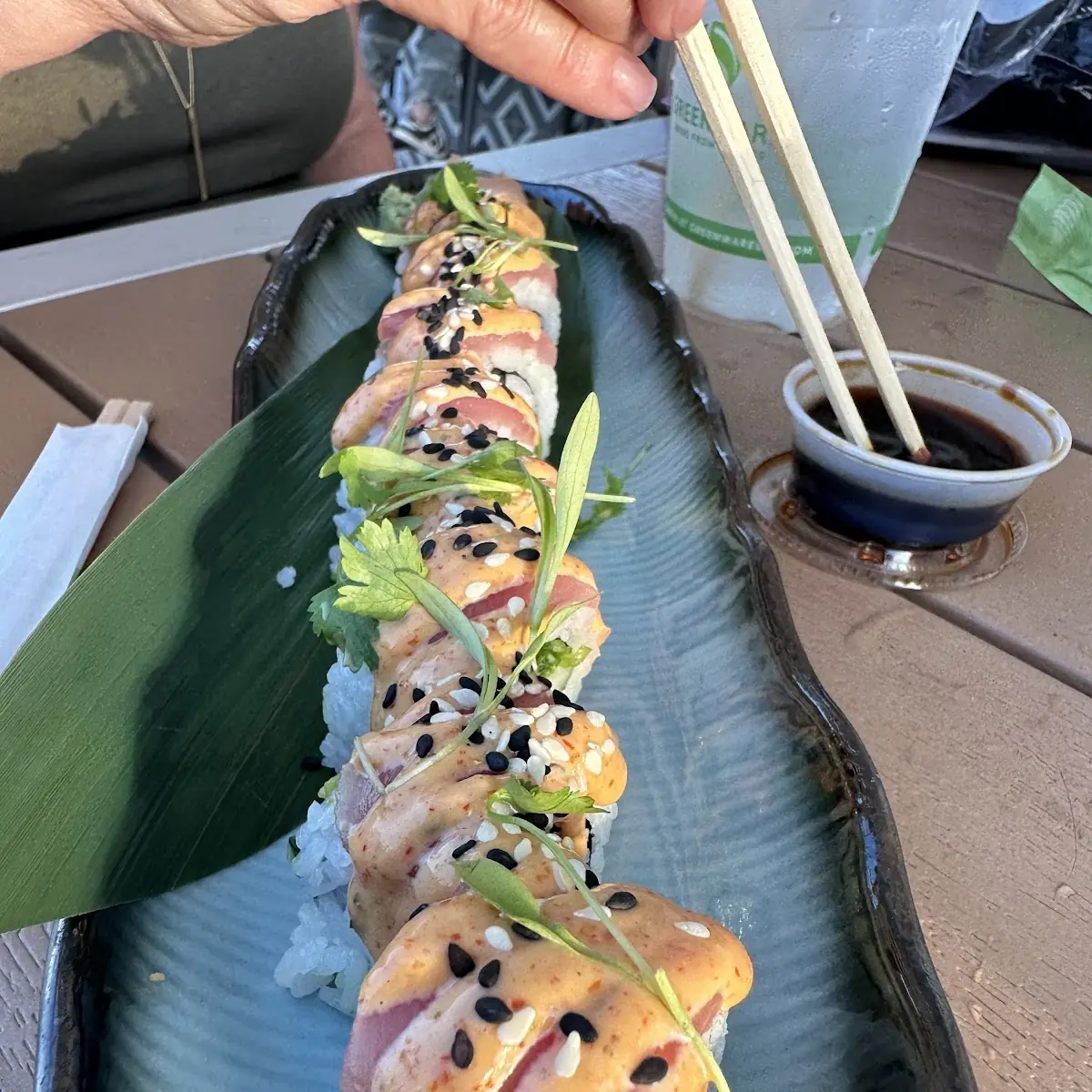Salmon Dragon Roll