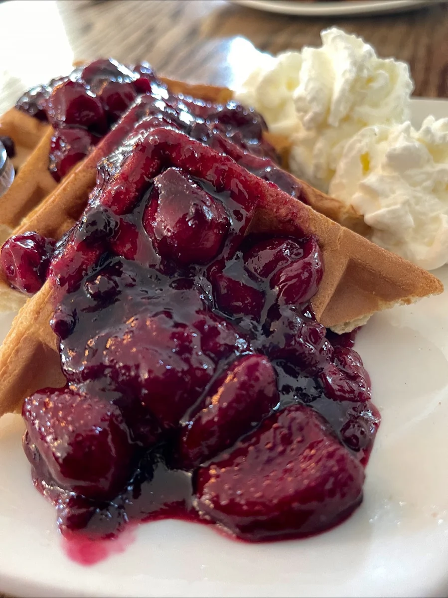 Waffles, Alice's Village Cafe