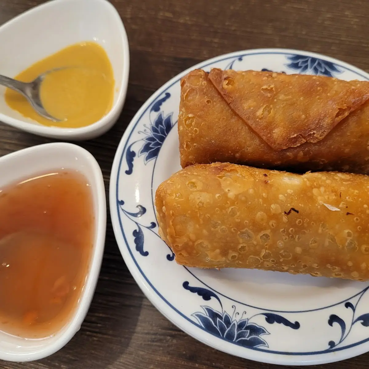 Two Egg Rolls Generously Sized