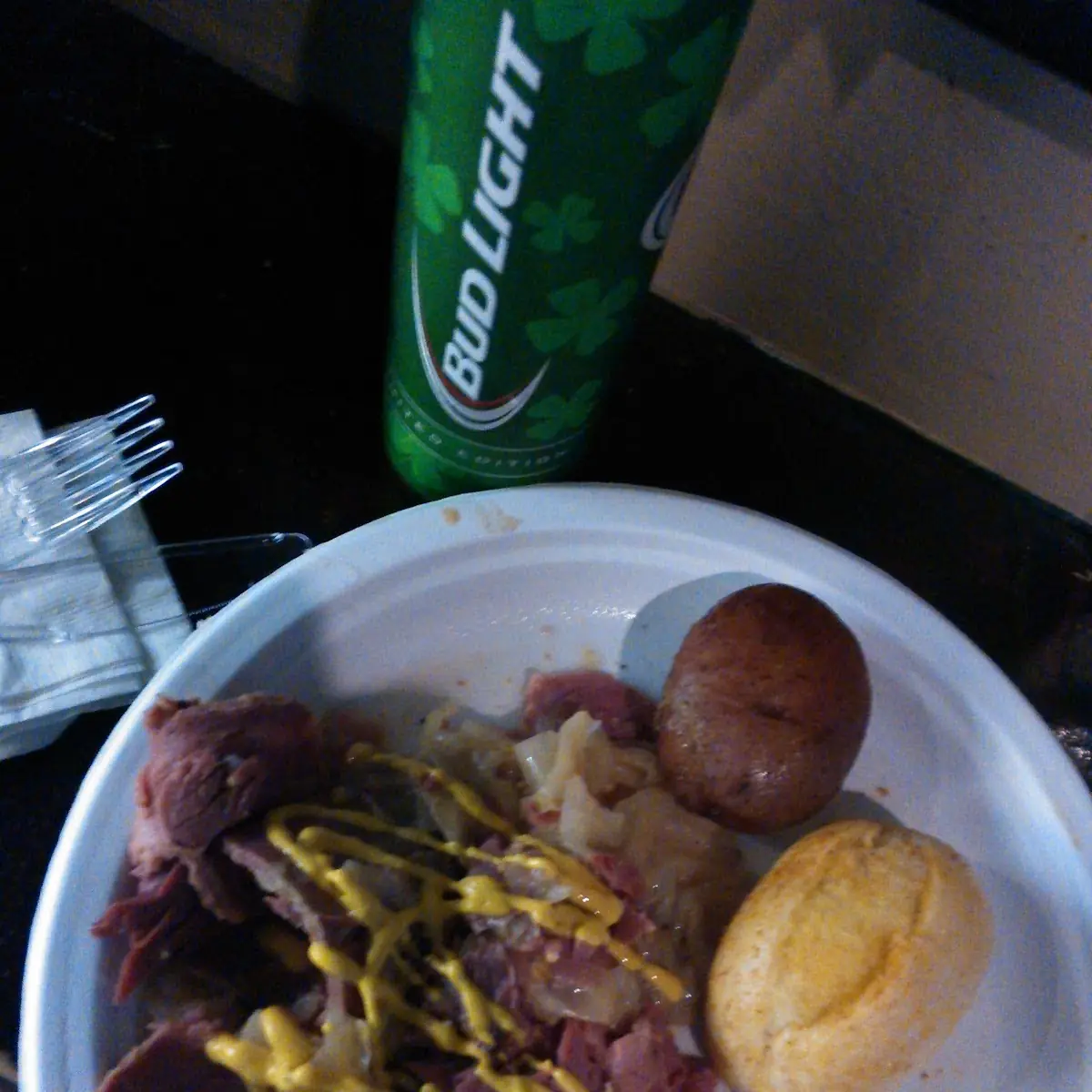 Corn Beef Cabbage Only Served on St Patrick's Day