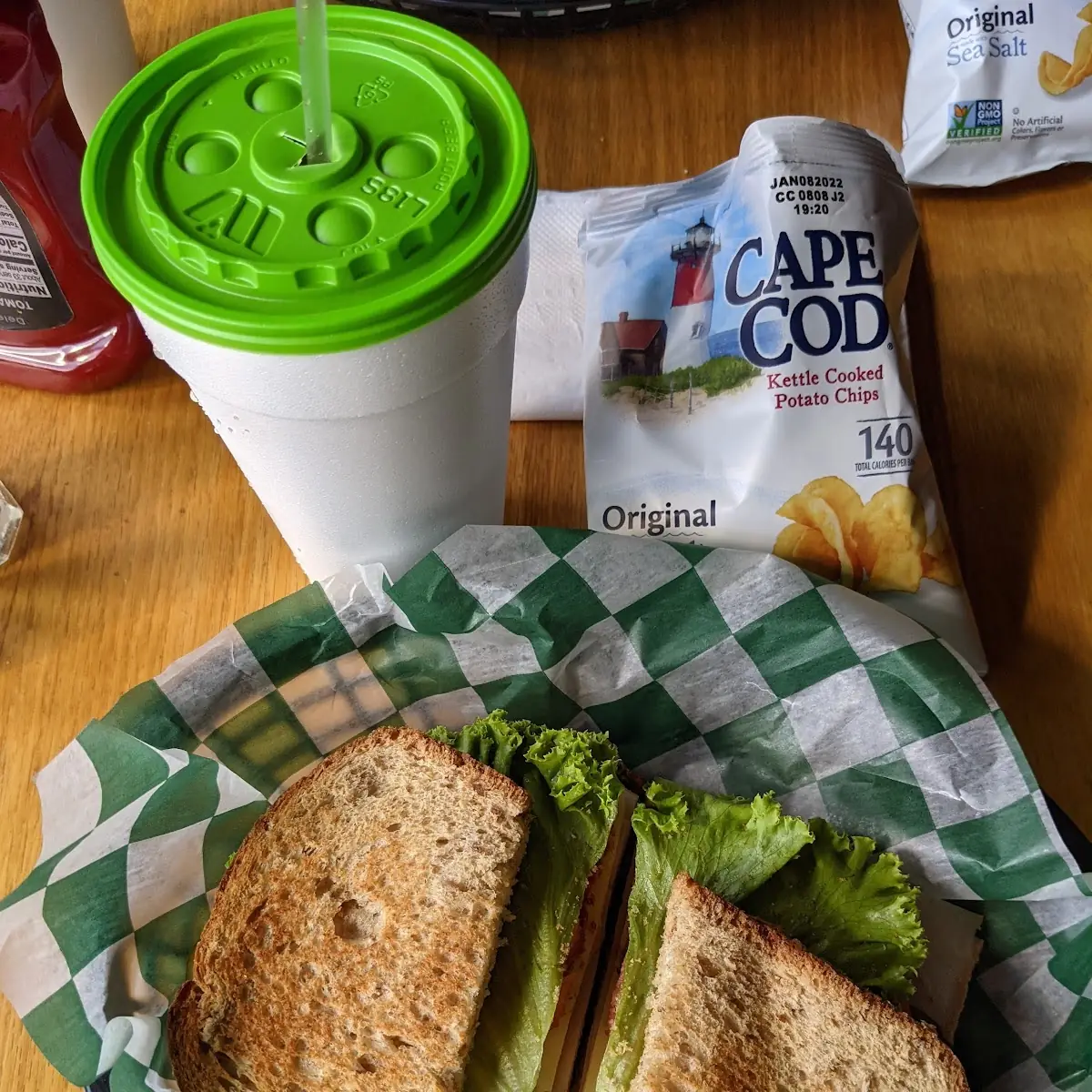 Flagman Turkey Club Sandwich with Chips