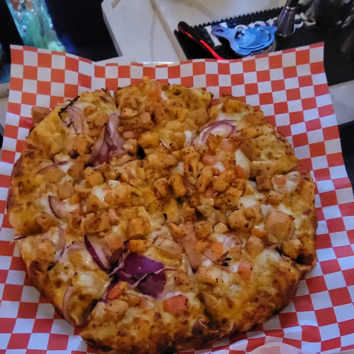 Butter Chicken Pizza