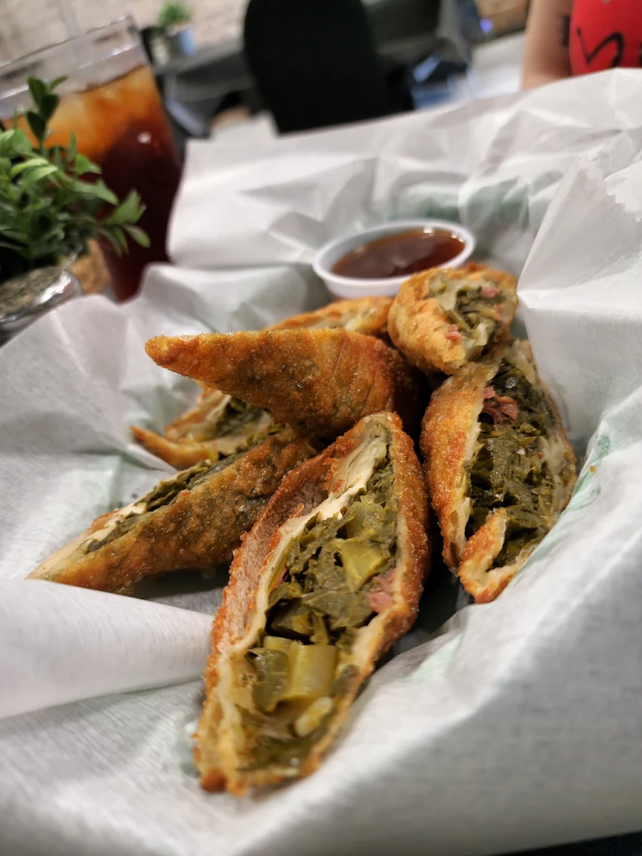 Collard Green Egg Rolls