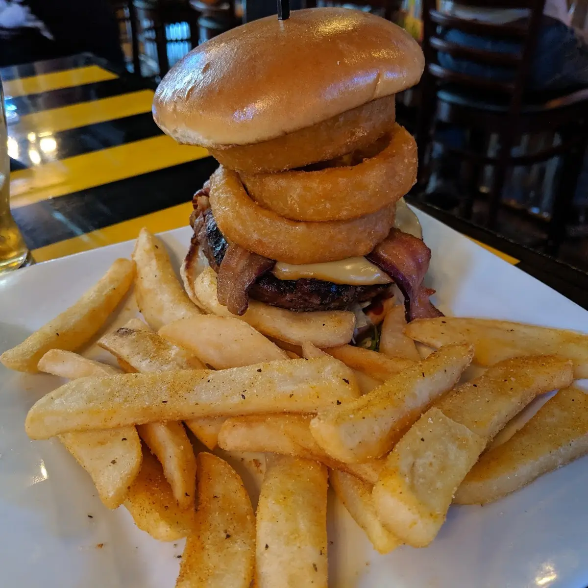 Burger and Fries