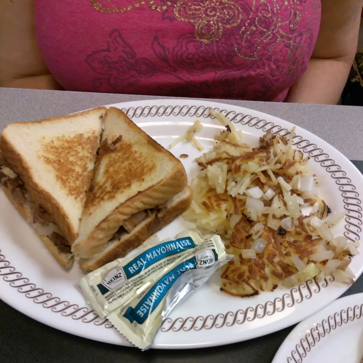 Texas Cheese Steak and Hash Browns