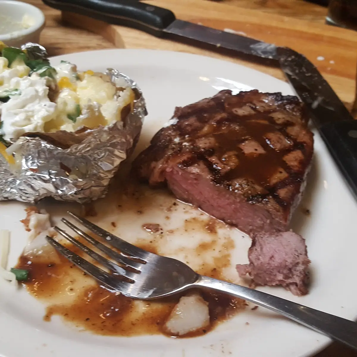 Prime Rib & Loaded Baked Potato