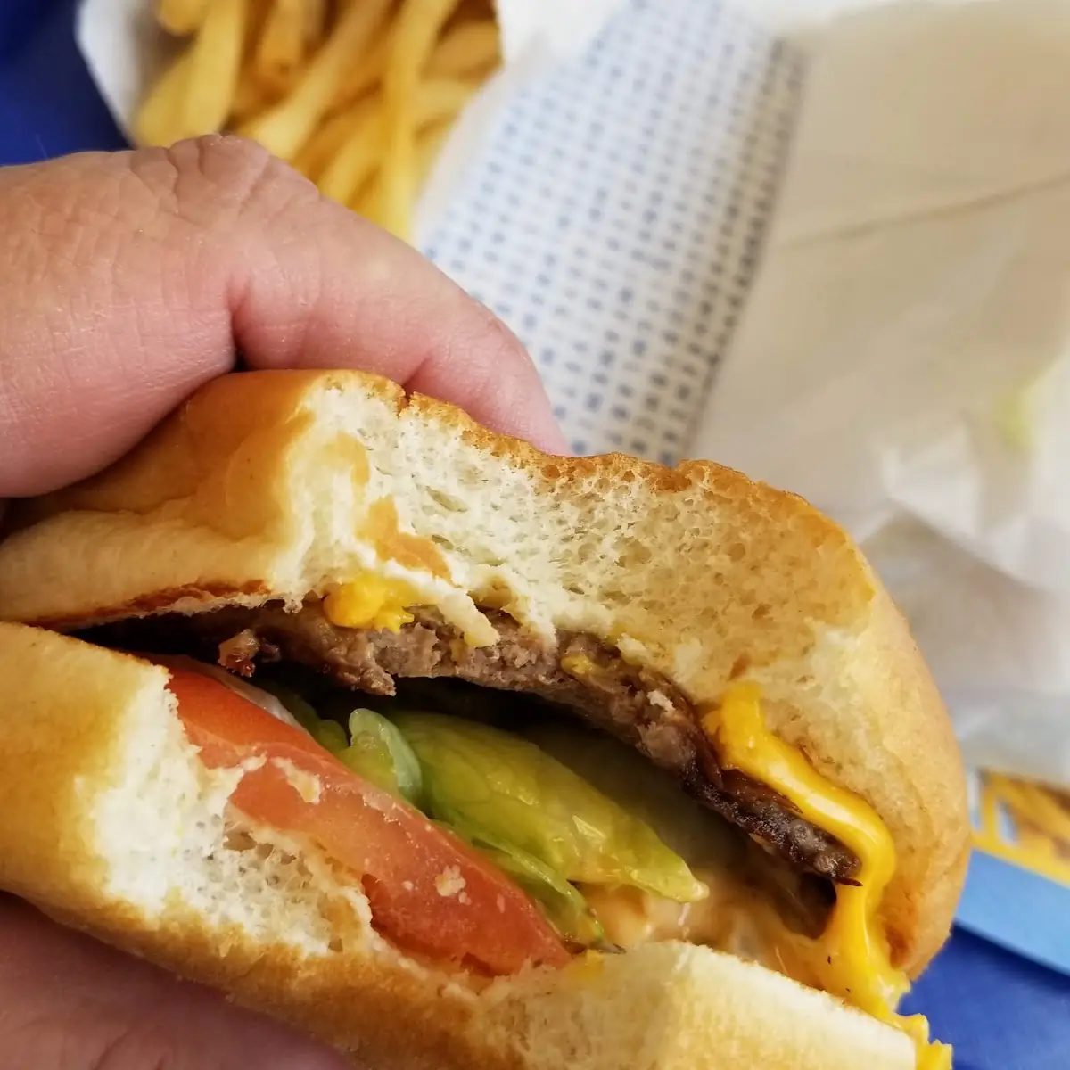 The Barely There Cheeseburger