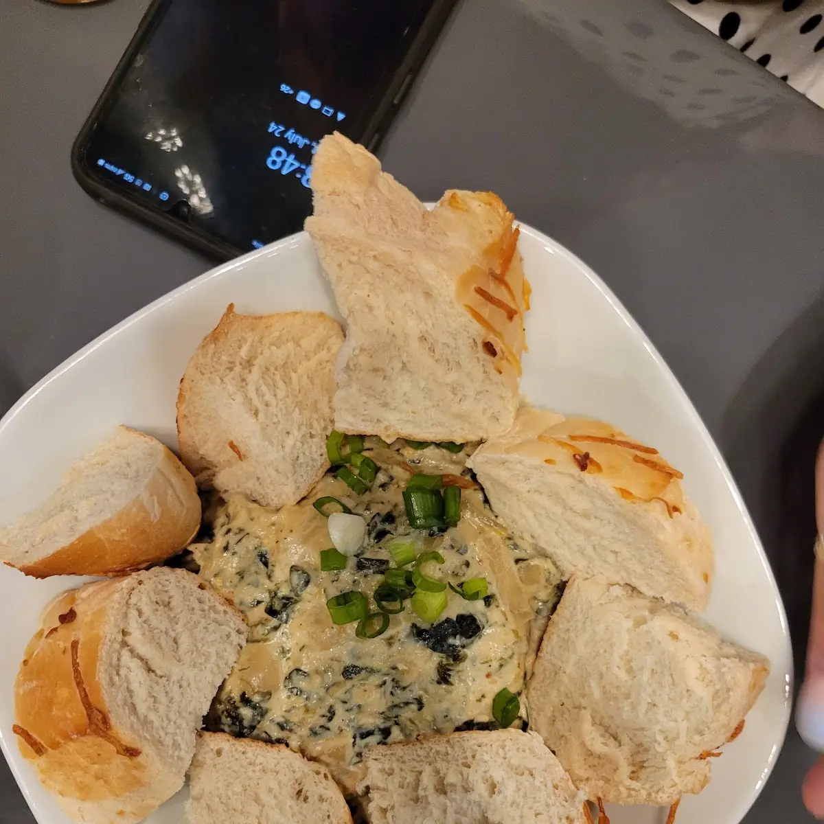 Caramelized Onion Spinach Dip