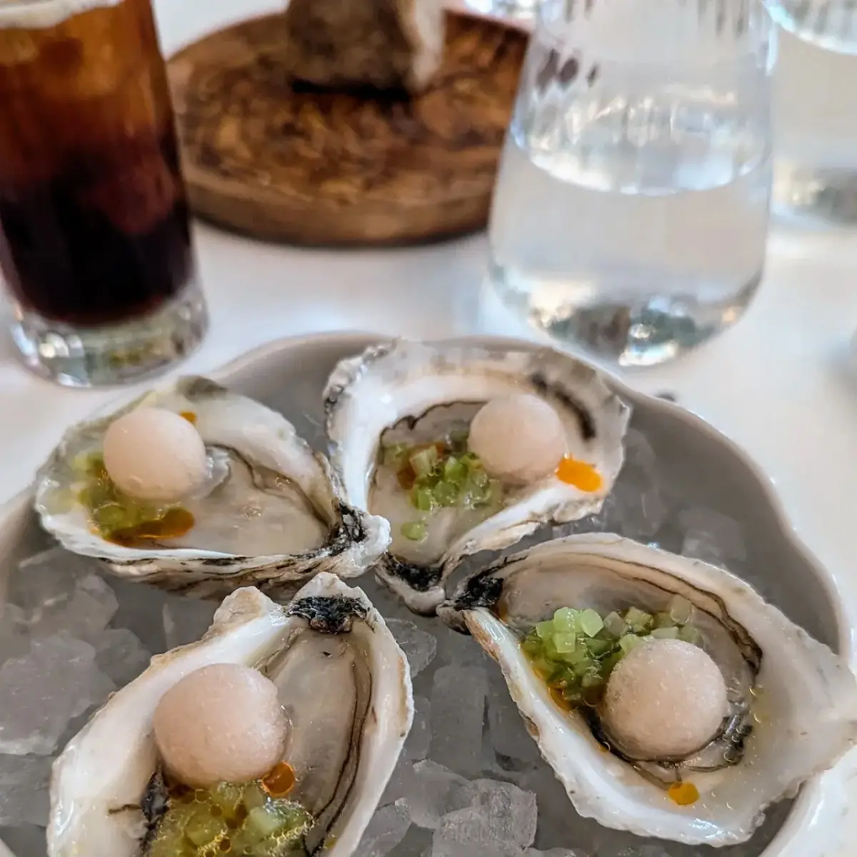 Fresh Oysters with Mignonette