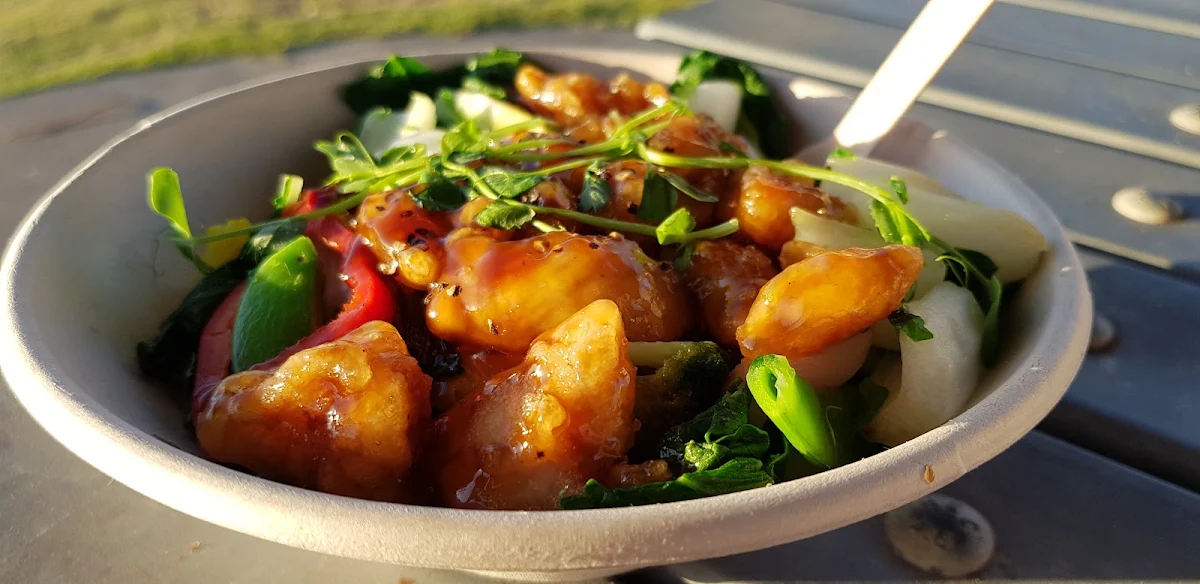 Spicy Peko Chicken Teriyaki Bowl, Peko Peko
