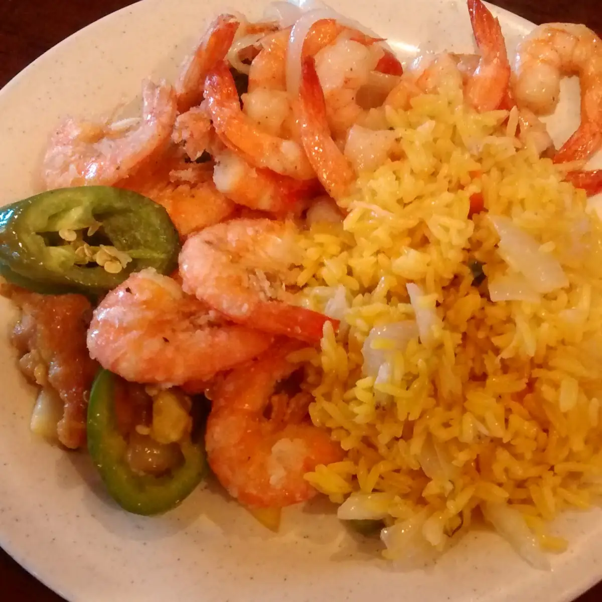 Fried Shrimp with Fried Rice