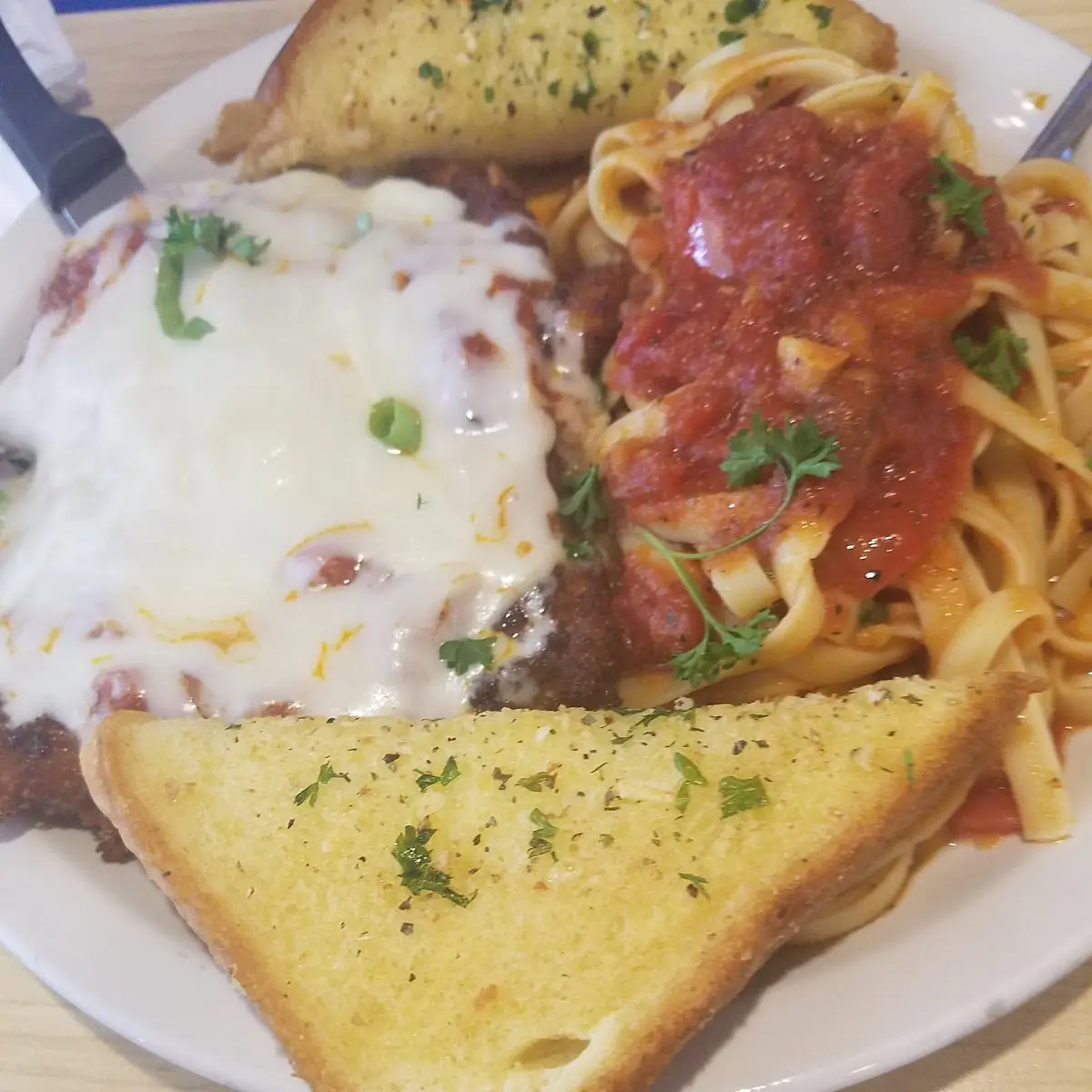 Chicken Parmesan Dinner