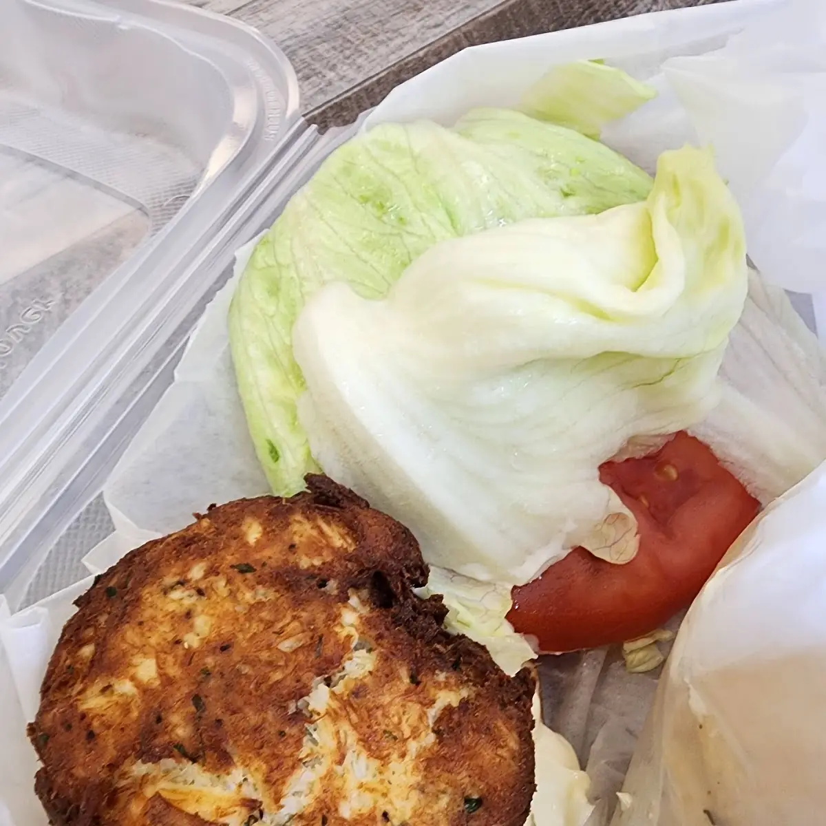 Crab Cakes Sandwich